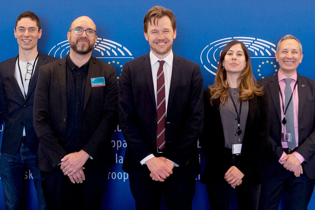 Animal Equality representatives met with Niels Fuglsang, a Member of the EU Parliament.